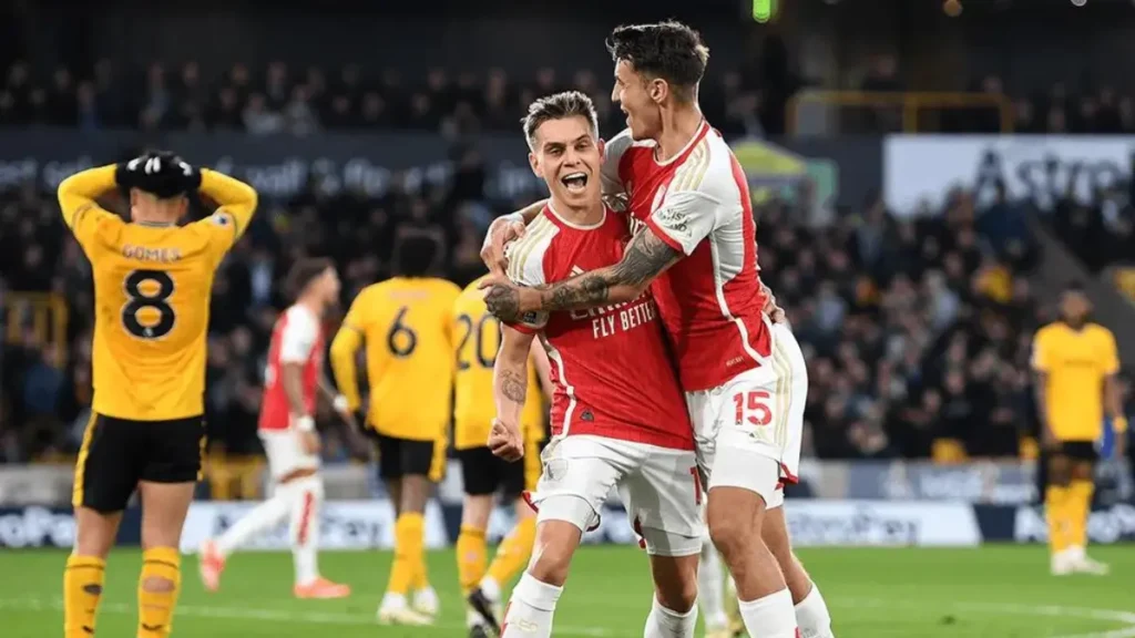 arsenal vs wolves (2-0)