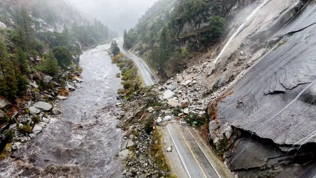 highway 70 california reopneing after a landslide